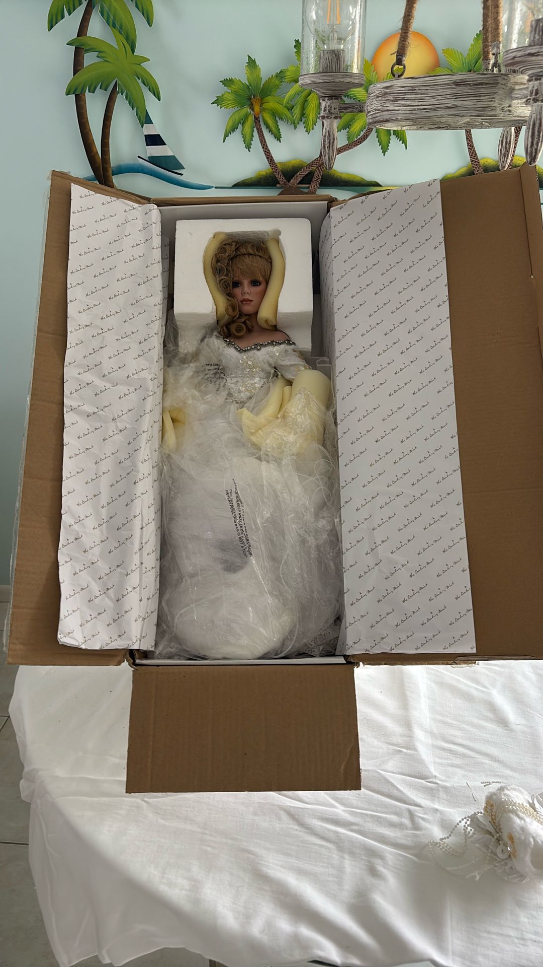 26” Porcelain Collector Bride Doll