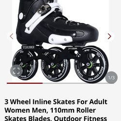 Brand New Three Wheel Skate Roller For Women 