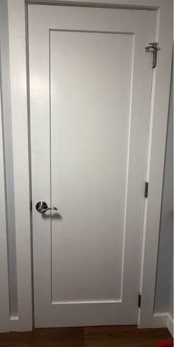 White Single Panel Interior slab