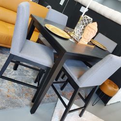 🙋‍♂️5pc Dining- Table-Chairs-Furniture👉