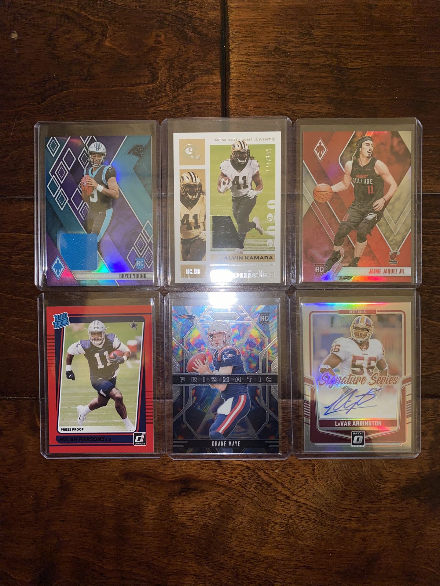NFL and NBA card lot(Lot of 6)