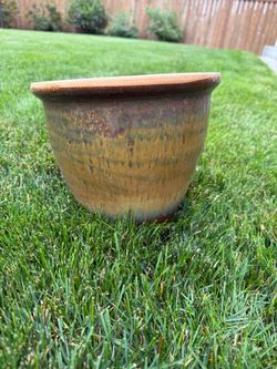Glazed Ceramic Planter Pot