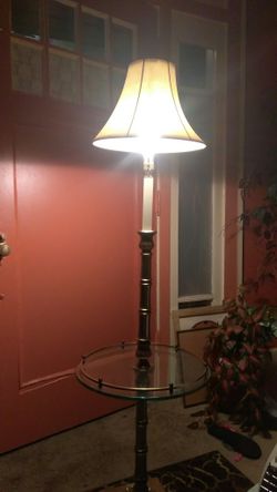 Gorgeous SOLID BRASS TABLE FLOOR LAMP FROM PIER ONE