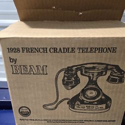 1928 FRENCH CRADLE TELEPHONE BY Jim BEAM