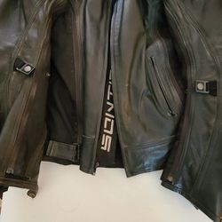 Joe Rocket Men's Leather Motorcycle Jacket