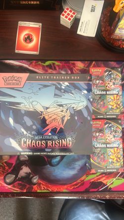 Pokemon Chaos Rising ETB and booster bundle