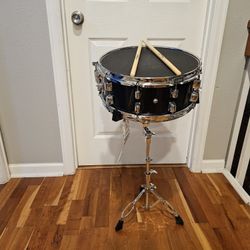 Snare Drum Set With Sticks And Carrying Case 