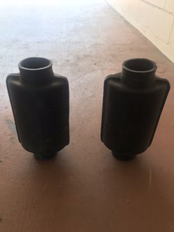 Inboard boat mufflers