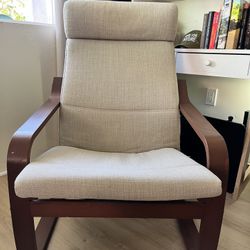 Armchair, brown/Hillared beige