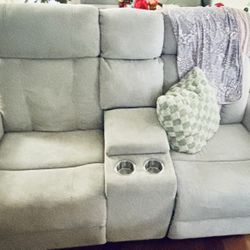 Electric Loveseat Manual Matching Couch