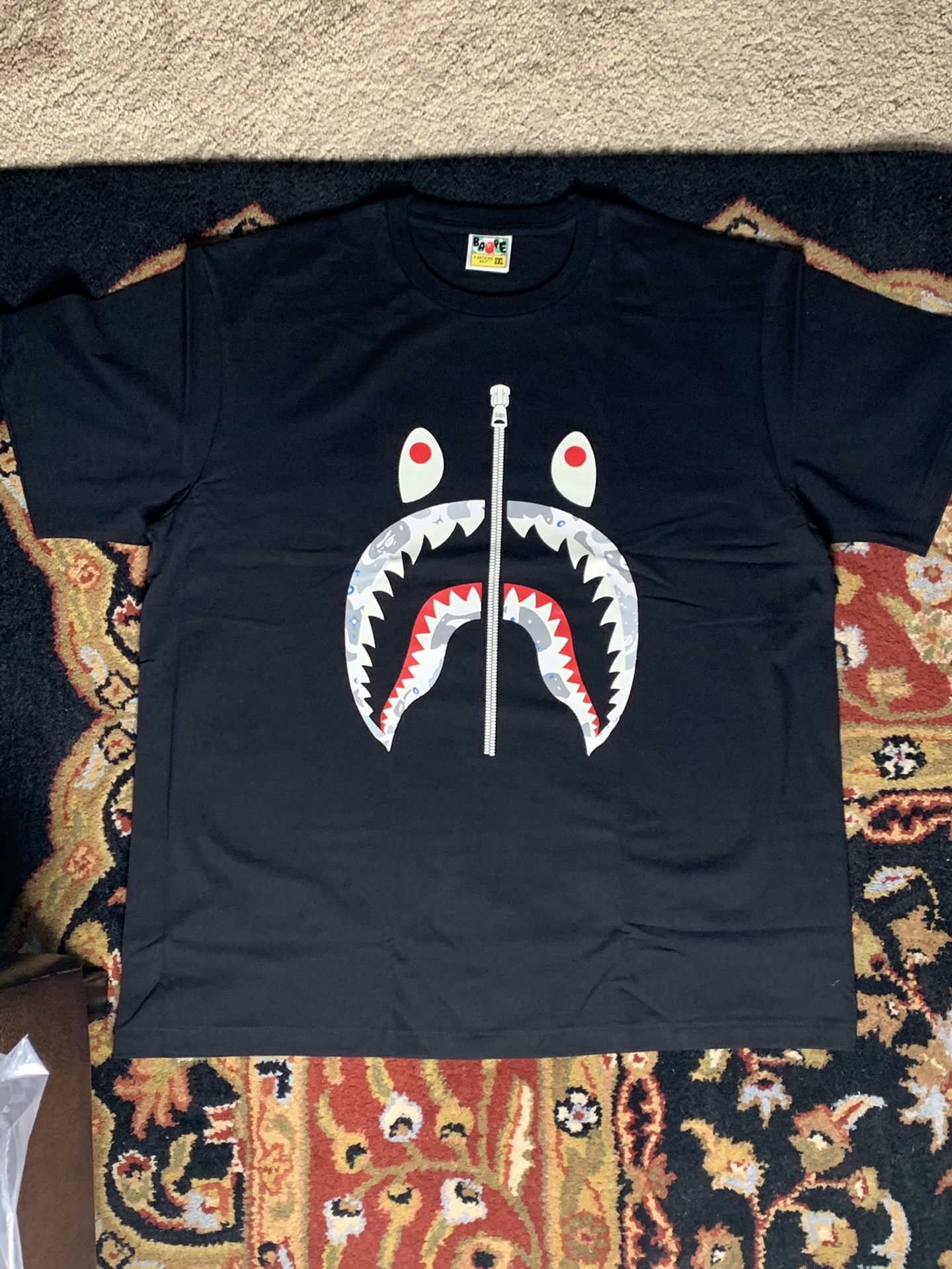 Bape Space Camo Shark Tee