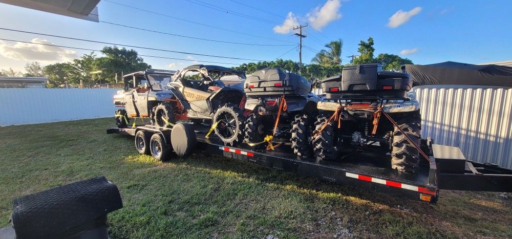 Car Trailer 32x7 Bumper Pull for Sale in Miami, FL - OfferUp