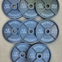 Rogue Olympic Iron Weight Plates 45s
