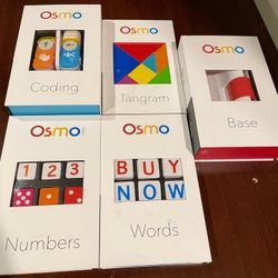 Osmo Learning Set  - Includes Base, Coding, Tangram, Words, Numbers