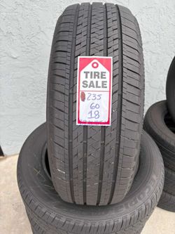 235-60-18 Bridgestone Dueler Full Used Tire Set $240 Free Mounting And Balancing 