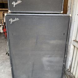 Vintage Fender Bassman 100 Tube Head And 410 Cabinet 