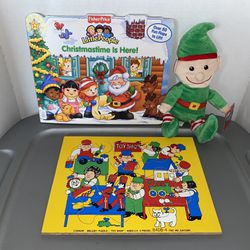 Christmas Book Puzzle And Elf