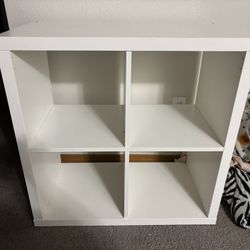 White Ikea Cubby Shelf
