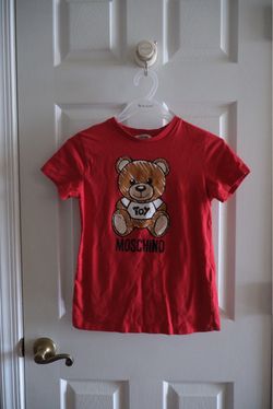 Moschino Toy Bear Red T-Shirt (size 13)