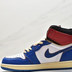 Jordan 1 Hig Union Los Angeles Bue Toe