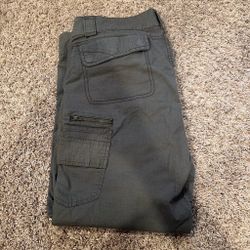 Dark Olive Green Cargo Pants