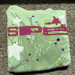 Mint Sp5der Hoodie Size Medium