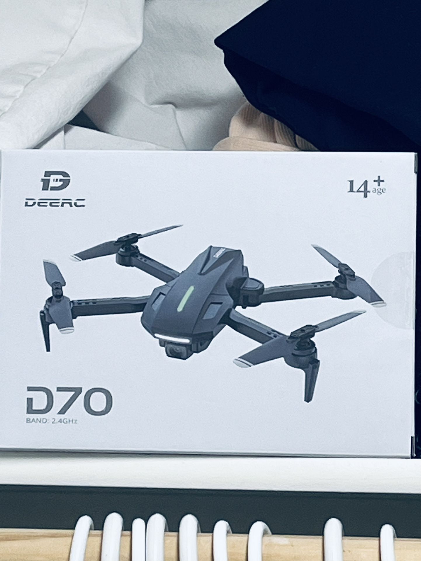 Brand New DEERC Drone with Camera D70 Drones with Camera for Adults 1080P HD