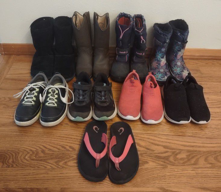 Girls Shoes & Boots - Sizes 11, 12, 12.5, 13