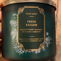 White Barn Fresh Balsam 3-wick Candle 