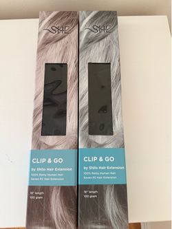 By Shilo Clip & Go hair extensions
