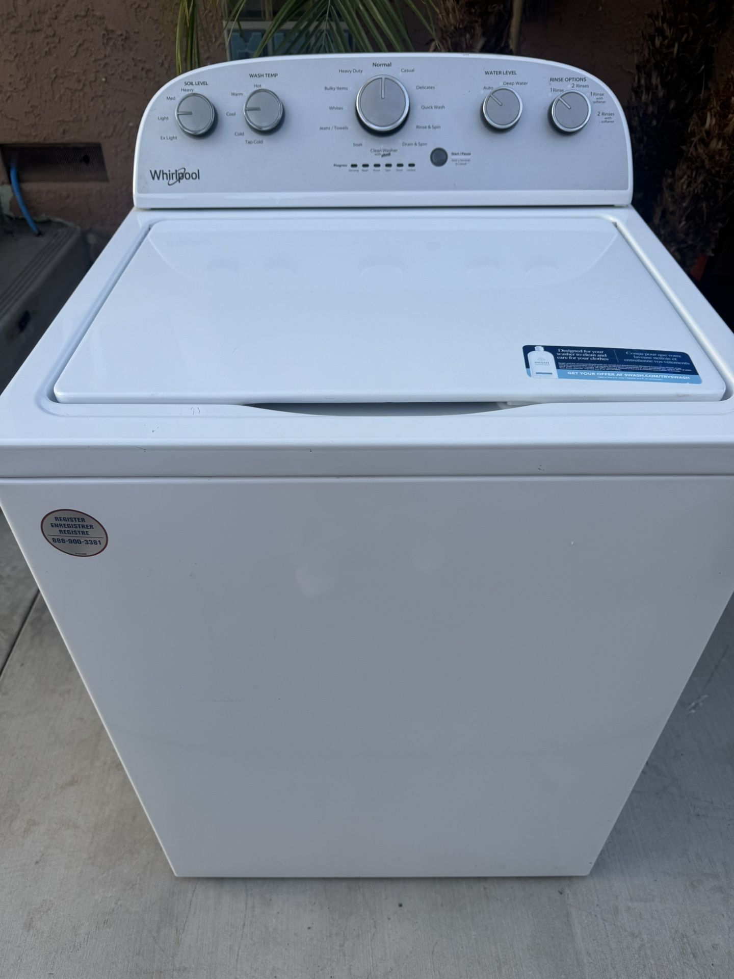 Whirlpool Large Capacity Washer