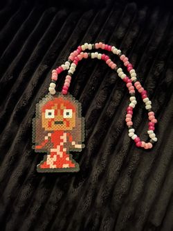 Horror Movie Carrie Kandi Perler EDC Necklace 