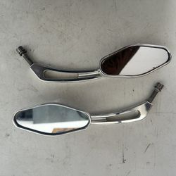 Aluminum Mirror Set Fot Harley Davidson Or Custom
