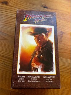 The Indiana Jones Trilogy - VHS 1989 - 3 VHS Box Set