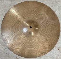 Vintage 70's Avedis A Zildjian 15" Crash or Top Hi Hat Cymbal ( 988 g )