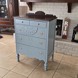 Refinished Vintage Dresser 