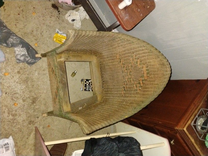 Wicker Child Rocker