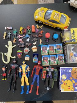 Old Toys From 1970s To Now. 