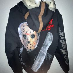 Friday the 13 full zip up jacket