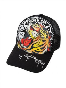 Ed Hardy Tiger Graphic Snapback Hat