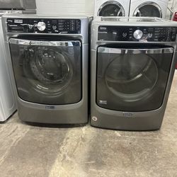 Beautiful Maytag Washer Dryer GAS Set They Match And Work Great We Install And Remove The Old Appliances 