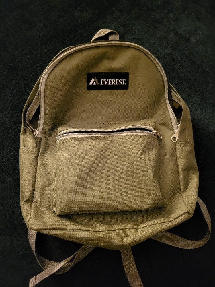 Small Khaki/Sage Green Backpack