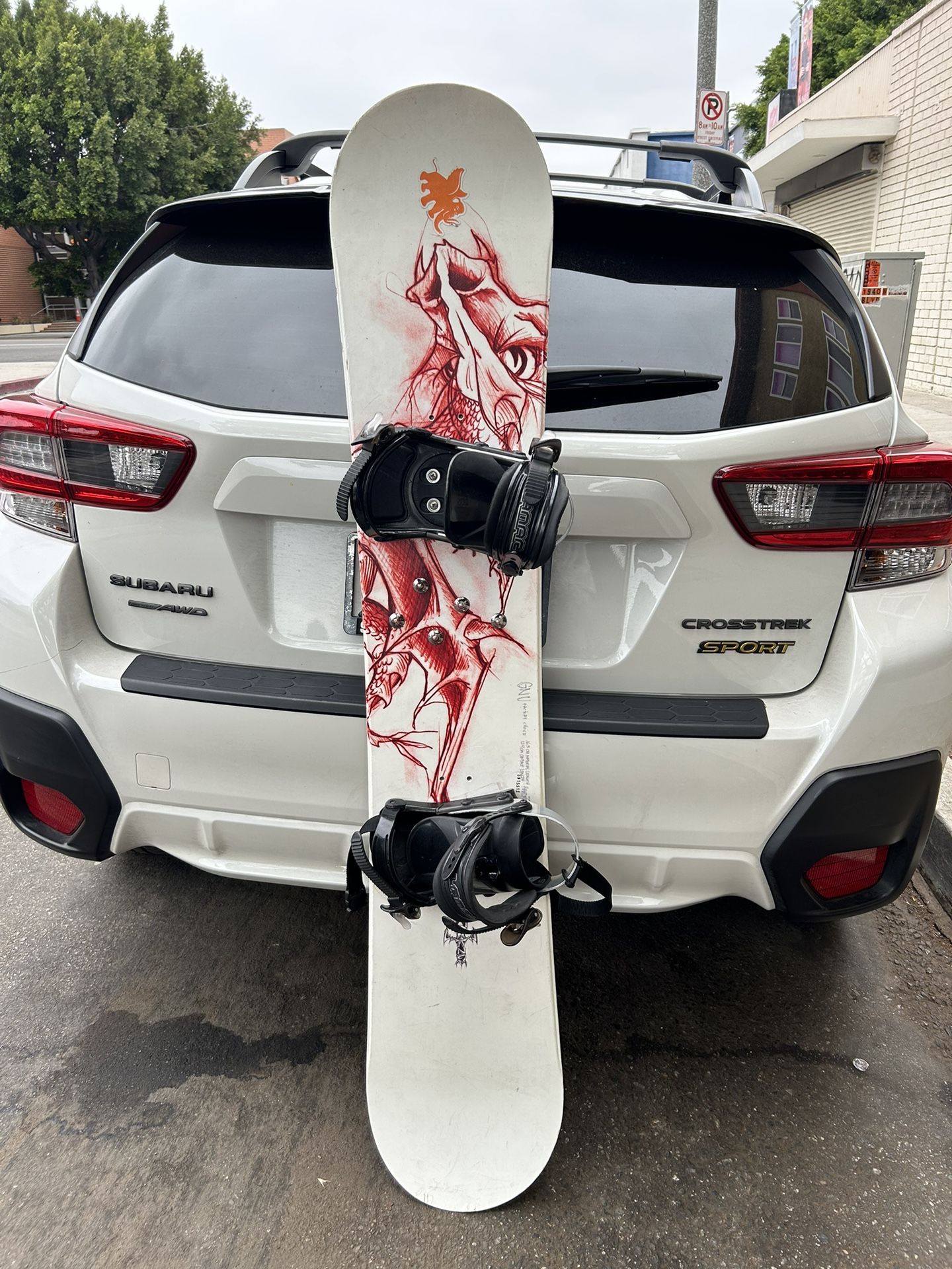 GNU Factory Choice Handmade in USA snowboard 163cm Red Dragon