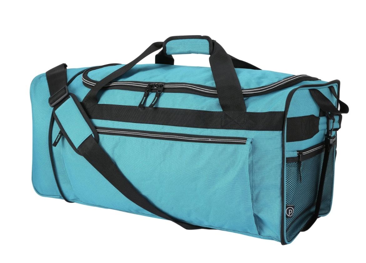 Protégé 24" Rolling Collapsible Travel Duffel Bag, Teal