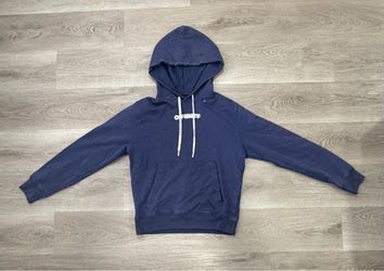 Off-White Skeleton Blue Hoodie