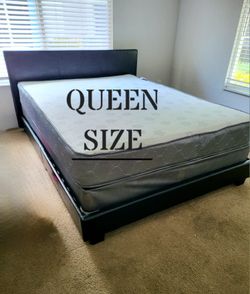NEW QUEEN-SIZE MATTRESS & BOX SPRING - 2PC
