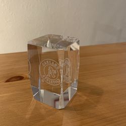 Oakland Athletics Glass Etched Memorabilia