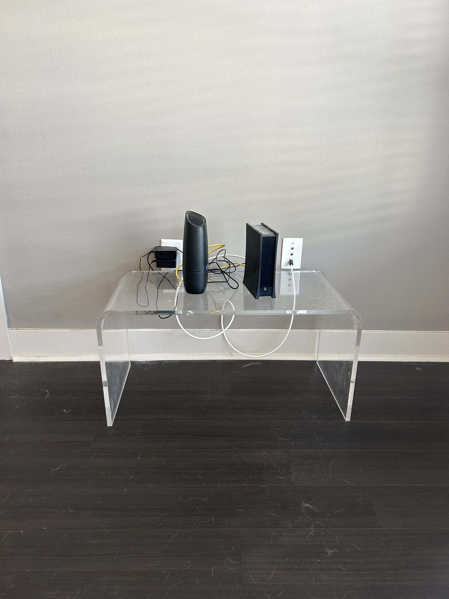 Waterfall Clear Coffee Table