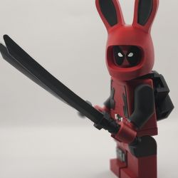 Giant Lego Deadpool figs