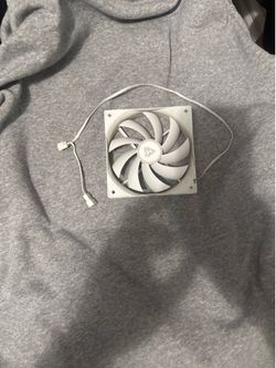 White Artic PC fan